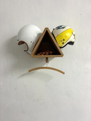 Doppel Helmhalter Helmgarderobe